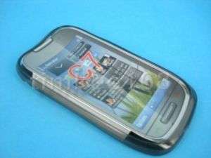 Grey Frosted GEL Case Cover for Nokia C7 Astound  