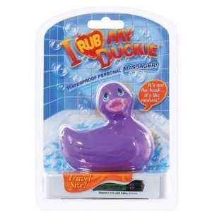   rub my duckie massager travel size purple