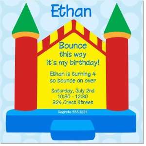  Colorful Bounce House Invitations