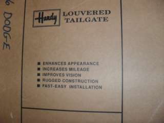 Handy Louvered Tailgate for all 2006 Dodge Models   Center latch. TG 