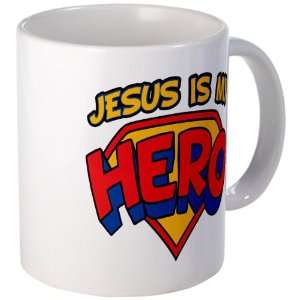  Mug (Coffee Drink Cup) Jesus Is My Hero 
