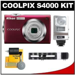  Nikon Coolpix S4000 12 MP Digital Camera with 4x Optical 