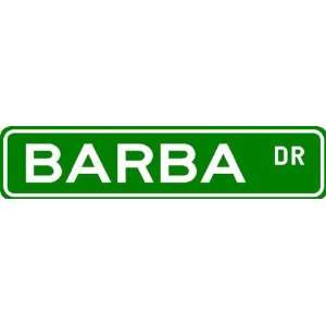  BARBA Street Name Sign ~ Family Lastname Sign ~ Gameroom 