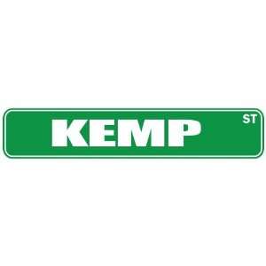   KEMP ST  STREET SIGN