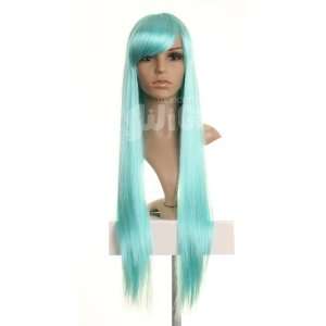 Luxurious Long Light Blue / Baby Blue / Turquoise Wig   Extra long 