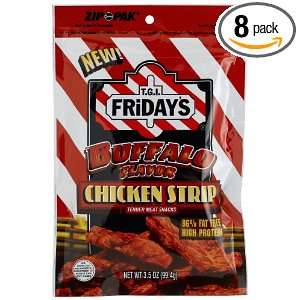 TGI Friday Buffalo Chicken Meat Snacks, 3.5 Ounce Units (Pack of 8)
