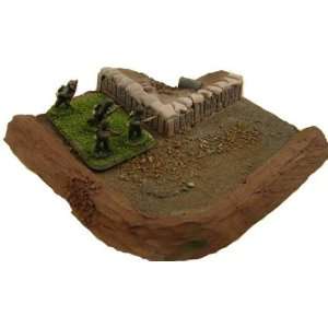    Terrain WWII   15mm Trench 90° Turn Left (Finished) Toys & Games