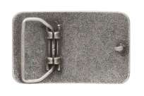   rectangular antique belt buckle metal finish antic nickel measurement