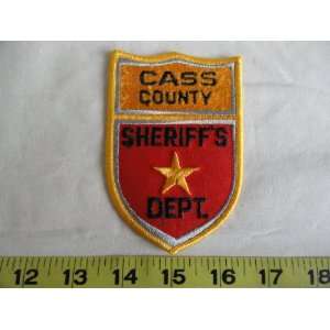  Sheriffs Dept.   Cass County Police Patch Everything 