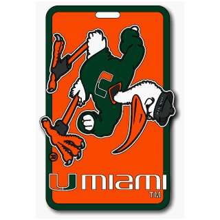  SET OF 3 MIAMI HURRICANES LUGGAGE TAGS *SALE* Sports 