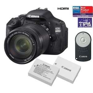  Canon 600D + Ef S 18 55 Mm Is Ii Lens + Rc6 Remote Control 