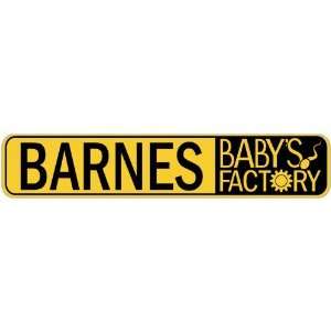   BARNES BABY FACTORY  STREET SIGN