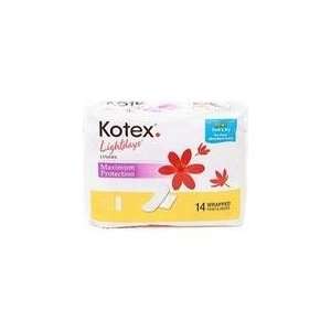  Kotex Lightdays Liners Maximum Protection 14 Count Health 