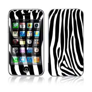   iPhone 3G Decal Vinyl Sticker Skin   Zebra Print 