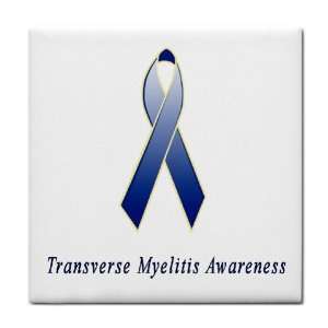 Transverse Myelitis Awareness Ribbon Tile Trivet