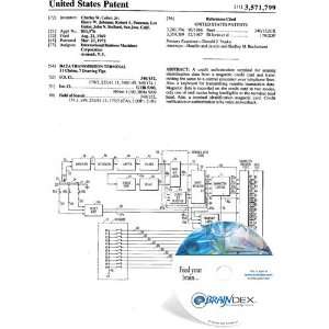    NEW Patent CD for DATA TRANSMISSION TERMINAL 