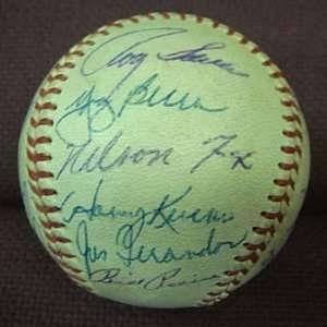 1957 American League All Star Team Signed Baseball   Autographed 
