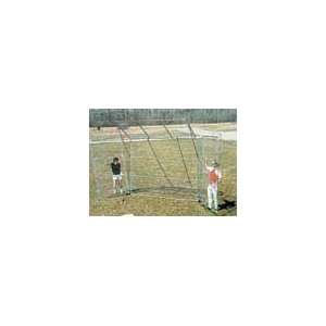  Baseball/Softball Portable Backstop w/Overhang Sports 