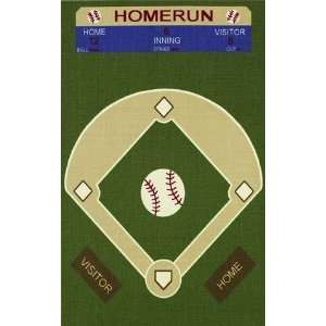  Dalyn All Stars AL52 Baseball Field Green 4 5 X 6 9 