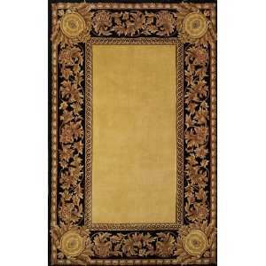   Gold Leaves Transitional 26 x 8 Runner Rug (MA 06)