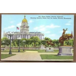    Postcard Vintage State Capitol Denver Colorado 