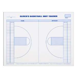  Glovers Scorebooks Basketball Shot Rebound Tracker Scorebook 