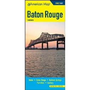   American Map 611764 Baton Rouge Louisiana Street Map