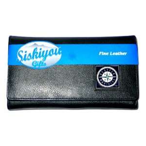  MLB Seattle Mariners Womens Leather Wallet Sports 