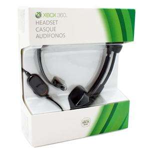 NEW Official XBOX 360 Wired Headset w/ Mic Elite BLACK  