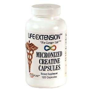  Micronized Creatine Capsules, 500 mg, 120 capsules Health 