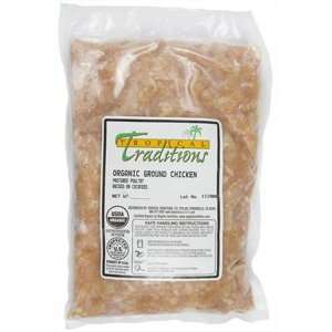 Organic Soy free Ground Chicken   approx. 1 lb.  Grocery 
