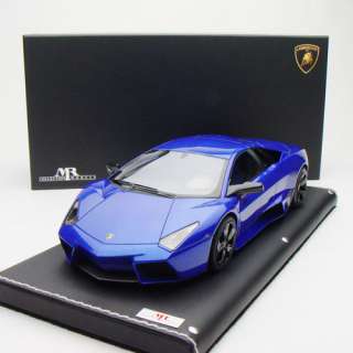 18 MR Lamborghini Reventon Coupe Frankfurt Motor Show Monterey Blue 