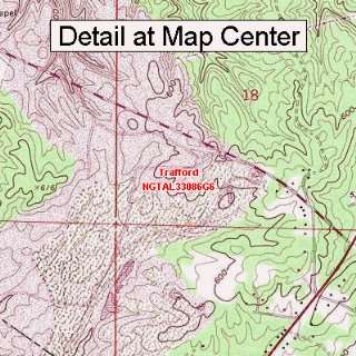   Map   Trafford, Alabama (Folded/Waterproof)