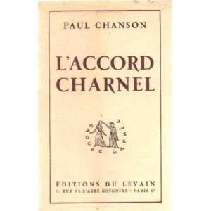 accord charnel Chanson Paul  Books