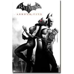  Batman Arkham City Catwoman XBOX 360 PS3 Video Game Poster 