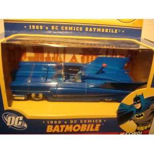 DC   COMICS Batman BATMOBILE Original 1960s Blue 1/43, Corgi Diecast 
