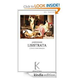 Lisistrata (Italian Edition) Aristofane  Kindle Store