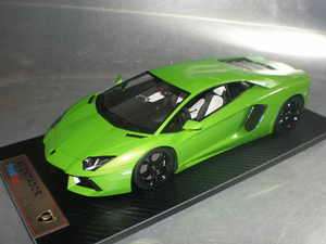 18 Scale Lamborghini Aventador LP700 4 Green Resin model  