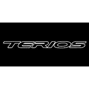  Toyota Terios Outline Windshield Vinyl Banner Decal 36 