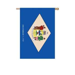   Garden Applique Flag, 12.5x18, Delaware State Patio, Lawn & Garden