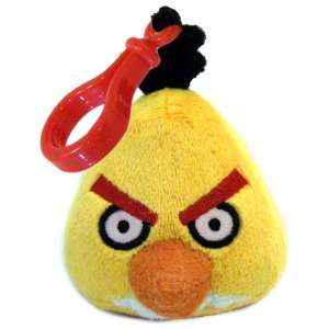    Angry Birds Plush Backpack Clip   Yellow Bird Toys & Games