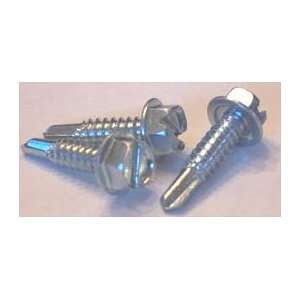 16 X 1 Self Drilling Screws / Slotted / Hex Washer Head / #3 Point 