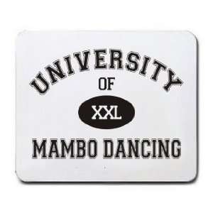  UNIVERSITY OF XXL MAMBO DANCING Mousepad