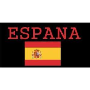 Flag WORLD CUP ESPANA(SPAIN) Soccer Team Large Beach / Bath Towel 