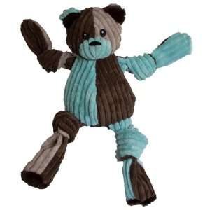  HuggleHounds Patchie Knotties Bear Dog Toy
