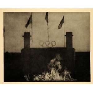  1936 Olympics Olympic Flame Flag Rings Leni Riefenstahl 