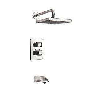 La Toscana 89PW691 Lady Thermostatic Tub/Shower Faucet, Brushed Nickel