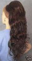 BIG TOUSLE XLong HairPiece Wig #6 Dark Chestnut Brown  