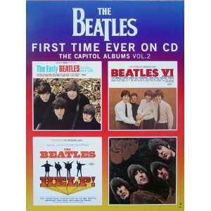  Albums Volume 2   Poster   Rare   New   The Early Beatles   Beatles 