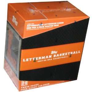  2007/08 Topps Letterman Basketball HOBBY Box   3PKS/5C 